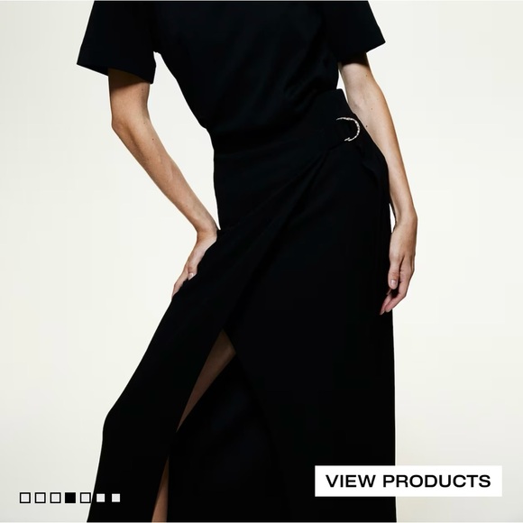 H&M Jersey Wrap Skirt - S - Picture 5 of 7